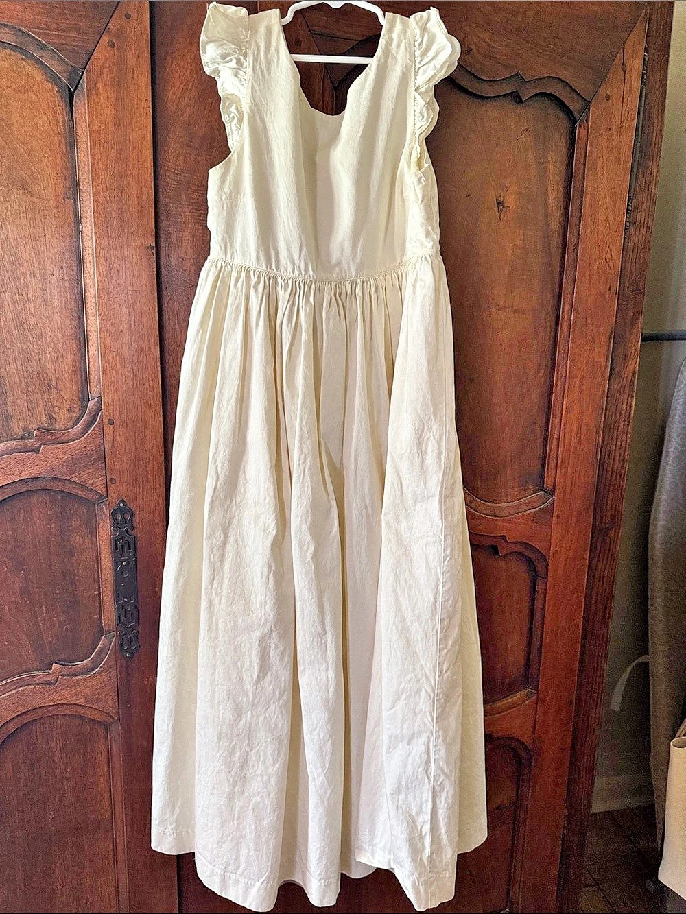 Crewcuts Ruffle Dress Cream Size 10